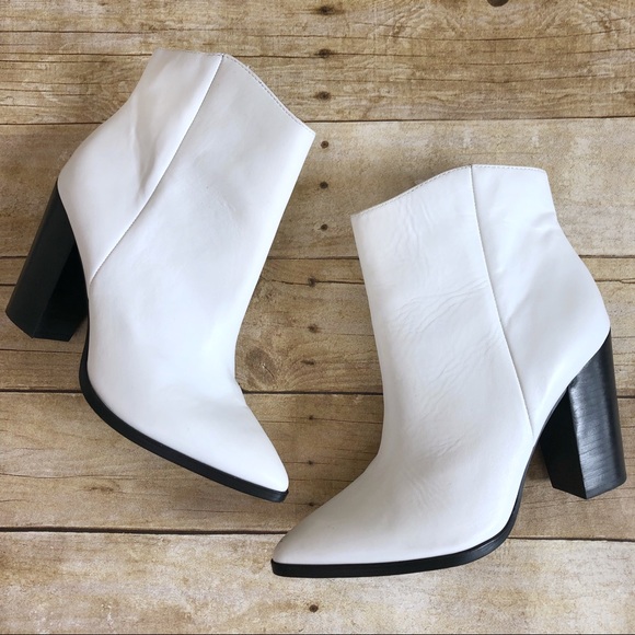 halogen white boots